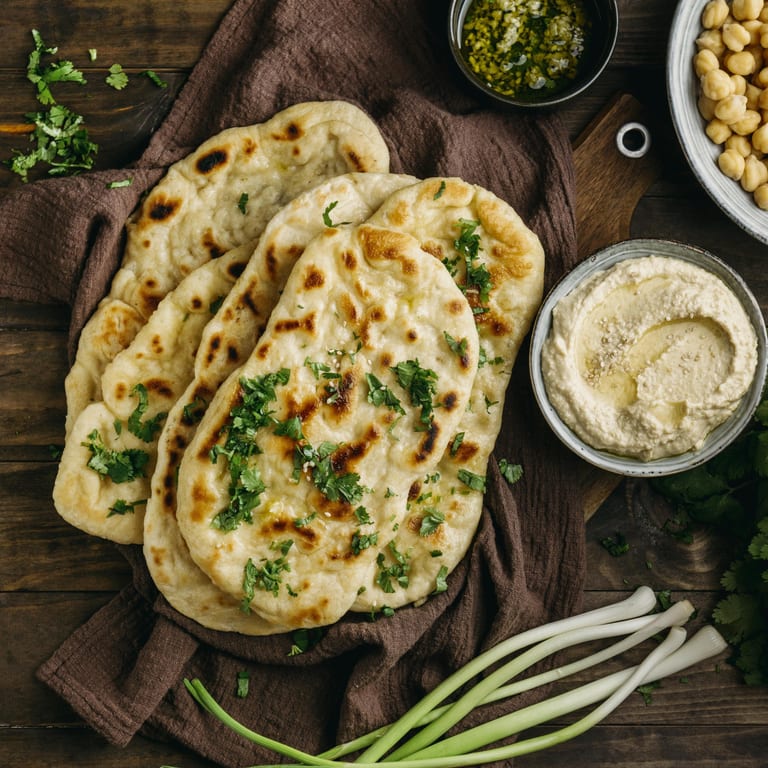 Delicious Garlic Naan
